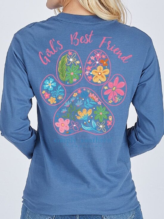 Simply Southern Tops - Girls Best Friend Simply Southern Shirt